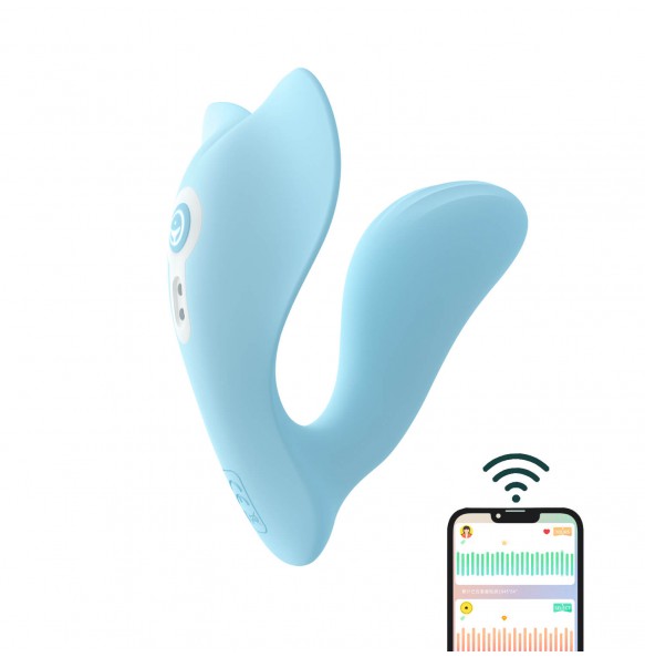 XIUXIUDA - Small Whale Pro Ai Wearable Blue (Connect WeChat Mini Programs - Chargeable)
